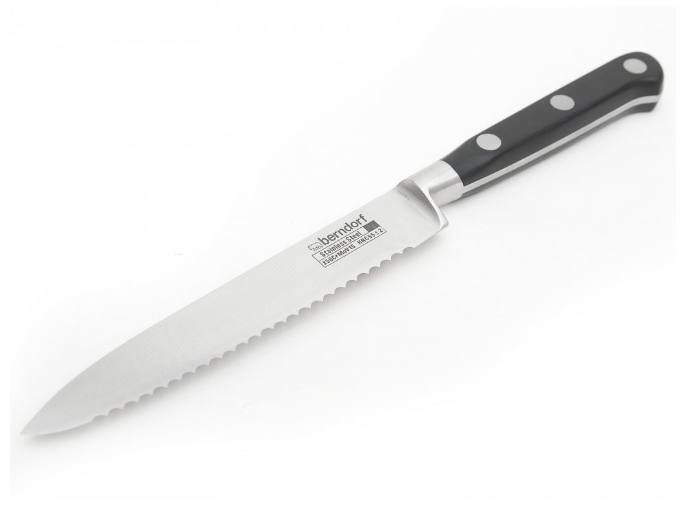 Profi-Line kuchyňský nůž užitkový 13 cm zoubky - BERNDORF SANDRIK