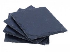 Podložka břidlice čtvercová 4 ks 10 cm