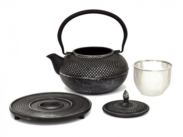 Kanvička Arare čierna 1,5 l