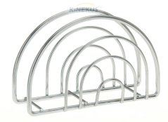 Držák na ubrousky - oblouk, chromovaný