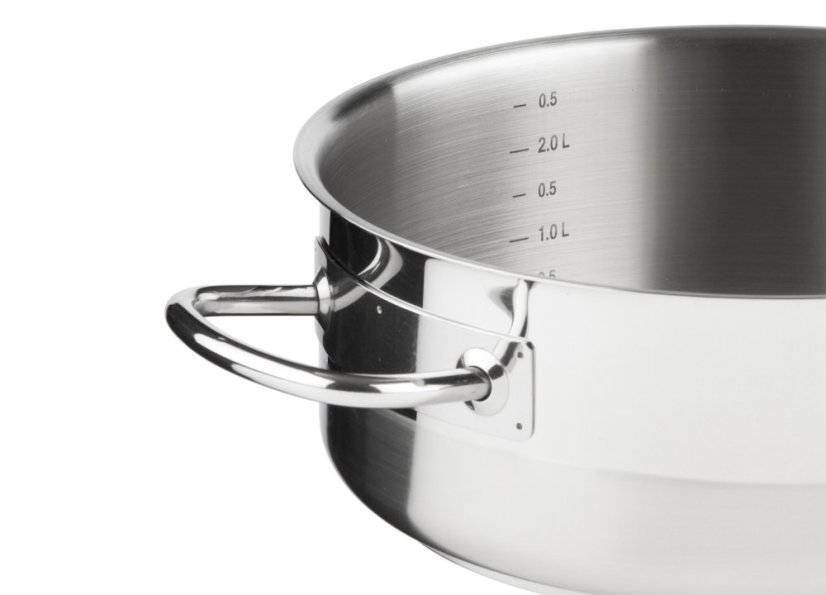 PROFESSIONAL kastról s pokrievkou 22 cm 3,0 l nerez