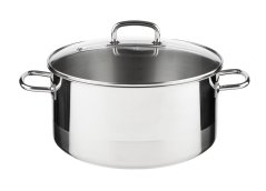 PROFESSIONAL hrniec s pokrievkou 26 cm 6,5 l nerez