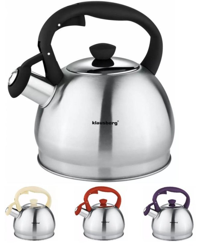 Čajník nerezový 1,8 lt Klausberg