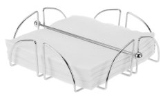 Držiak na servítky 19x19x6cm, pochrómovaný