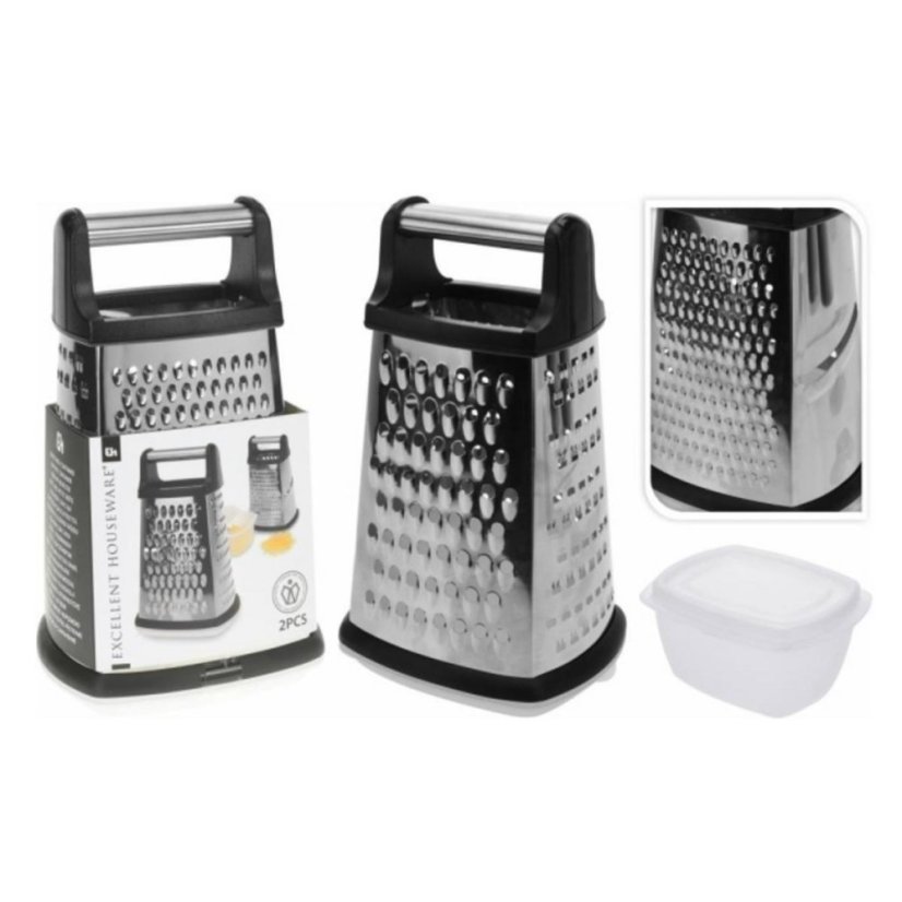 Struhadlo 4 stranné se zásobníkem nerezové