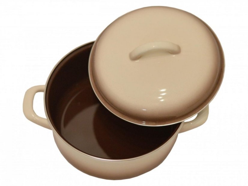 Kastrol s poklicí Capuccino 14 cm 1,0 lt