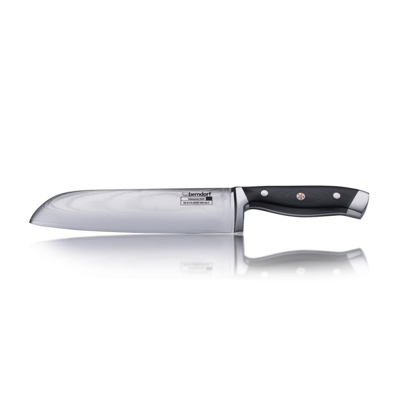 HANAMAKI nůž Santoku 20,5 cm damascénský