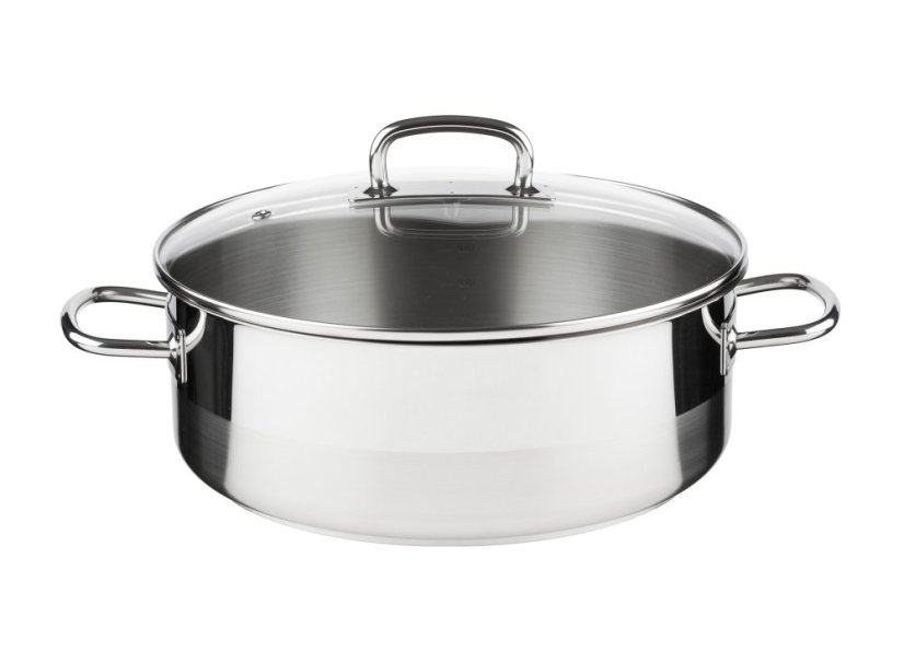 PROFESSIONAL kastról s pokrievkou 26 cm 4,5 l nerez