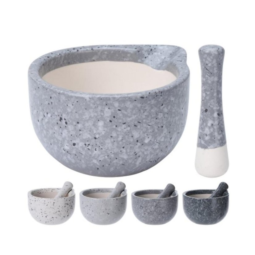 Hmoždíř keramický 11 cm mix barev