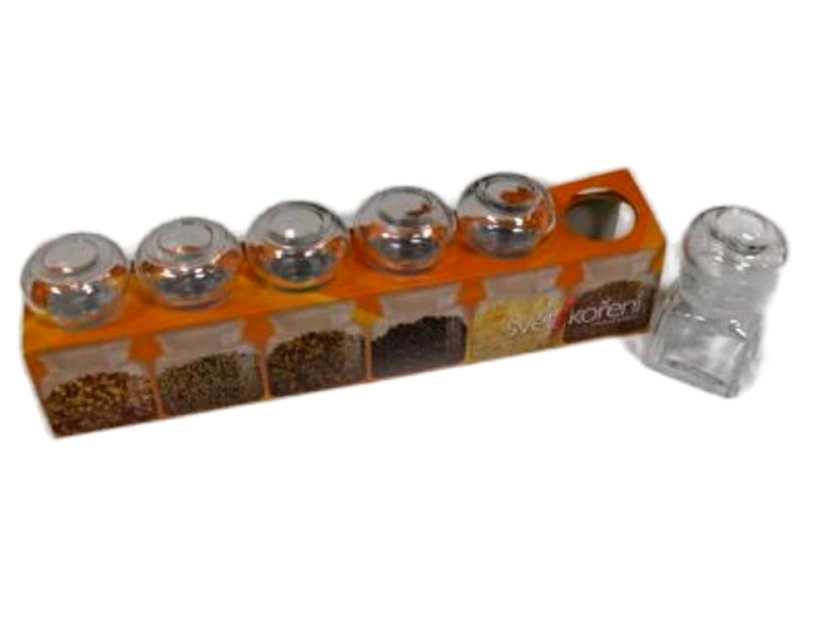 Kořenka skleněná 120 ml 6 ks čirá