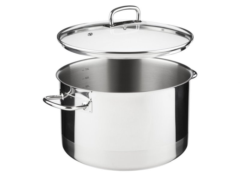 PROFESSIONAL vysoký hrniec s pokrievkou 26 cm 8,0 l nerez