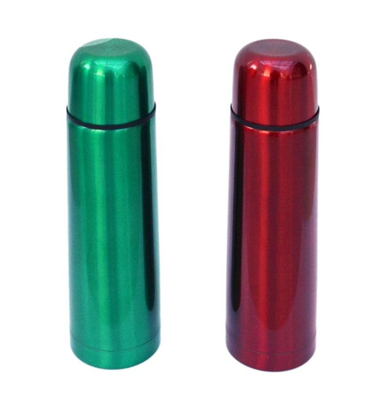 Termoska 1 lt nerezová metalická, mix barev Termoska 1 lt nerezová metalická, mix barev
