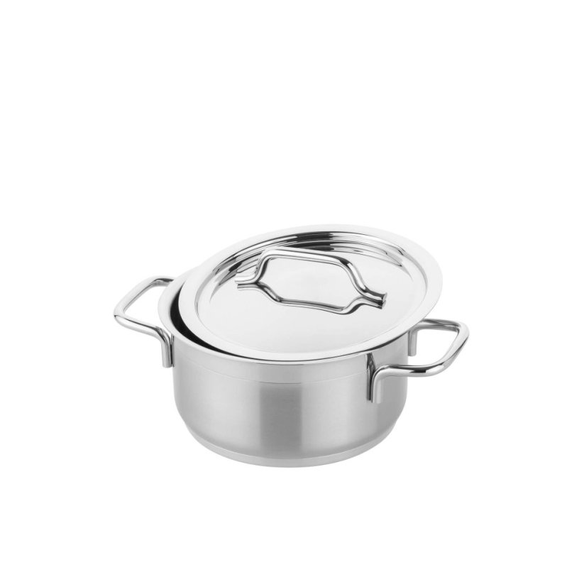 PROFI LINE kastrol s víkem 1,5 lt 16 x 8 cm, nerez