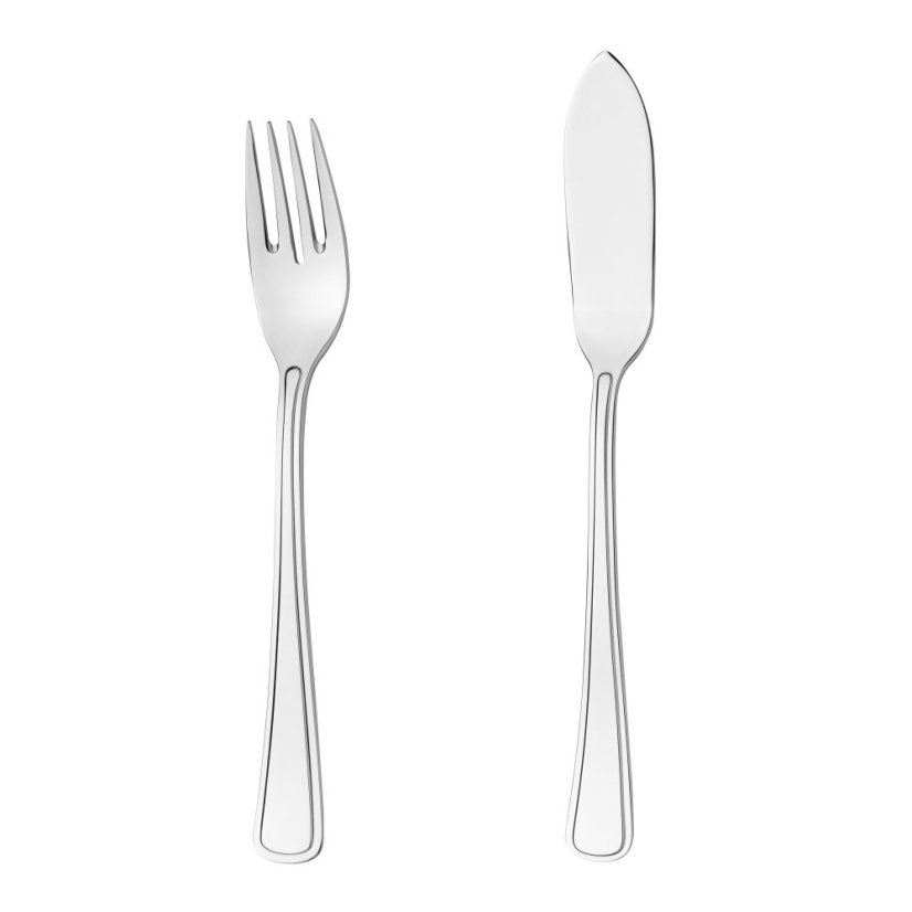 ARIANA 12 ks rybí příbor broušený