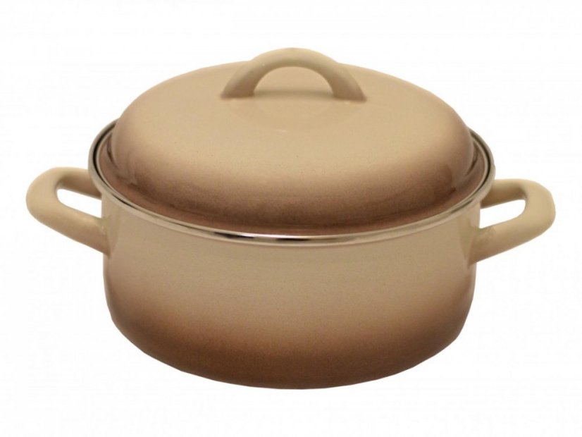 Kastrol s poklicí Capuccino 22 cm 3,5 lt