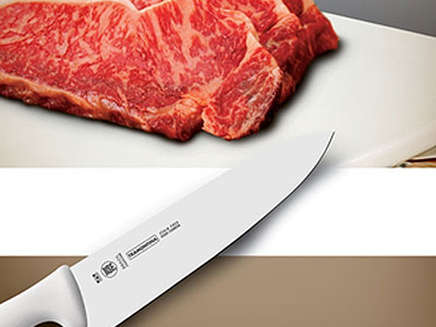 Professional NSF kuchyňský nůž na maso 25 cm žlutá