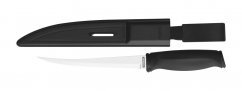 Filetovací nôž na ryby 15 cm v čiernom puzdre