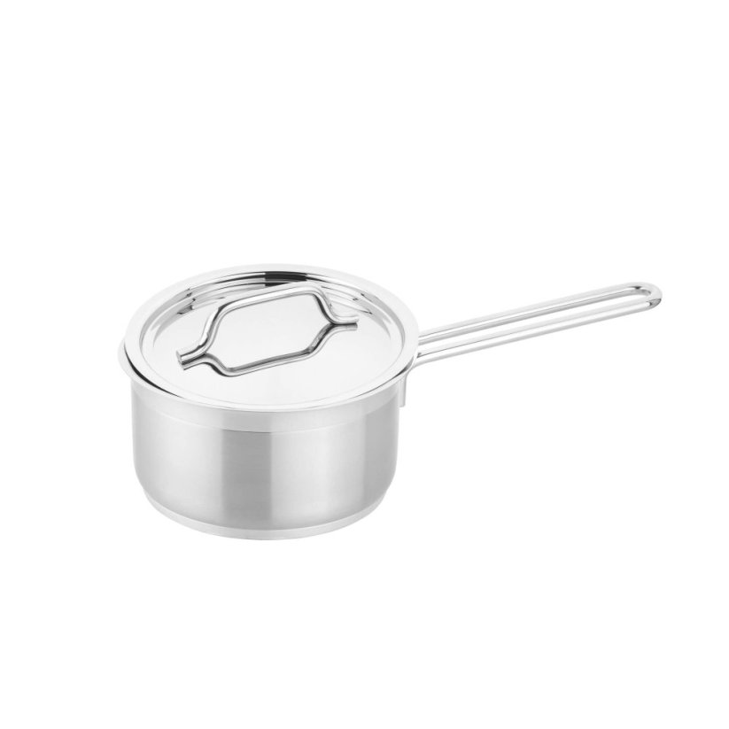 PROFI LINE rendlík s ručkou a víkem 1,4 lt 16 x 7 cm, nerez
