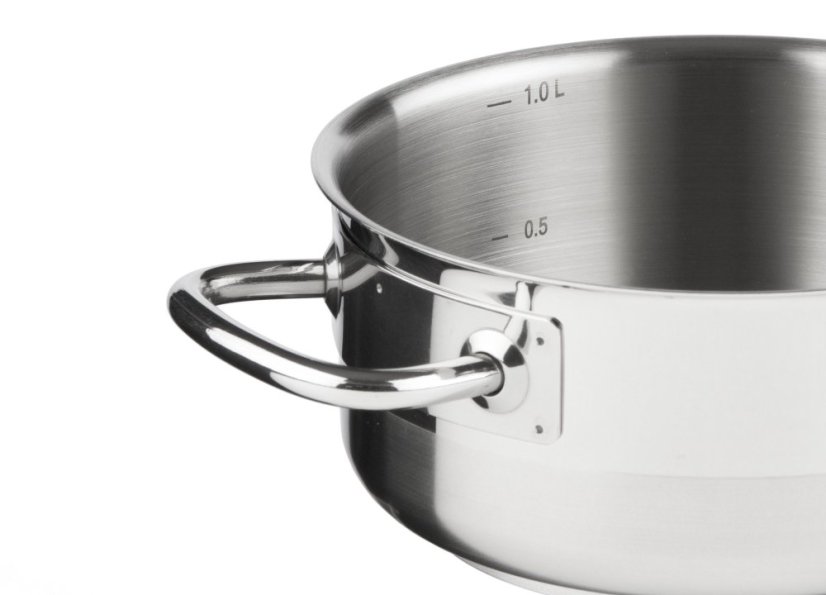 PROFESSIONAL kastrol s poklicí 15 cm 1,0 lt nerez