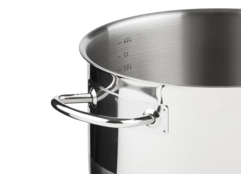 PROFESSIONAL hrnec s poklicí 22 cm 4,5 lt nerez