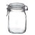 FIDO hranatá zavařovací sklenice s patentním uzávěrem 1,0 lt