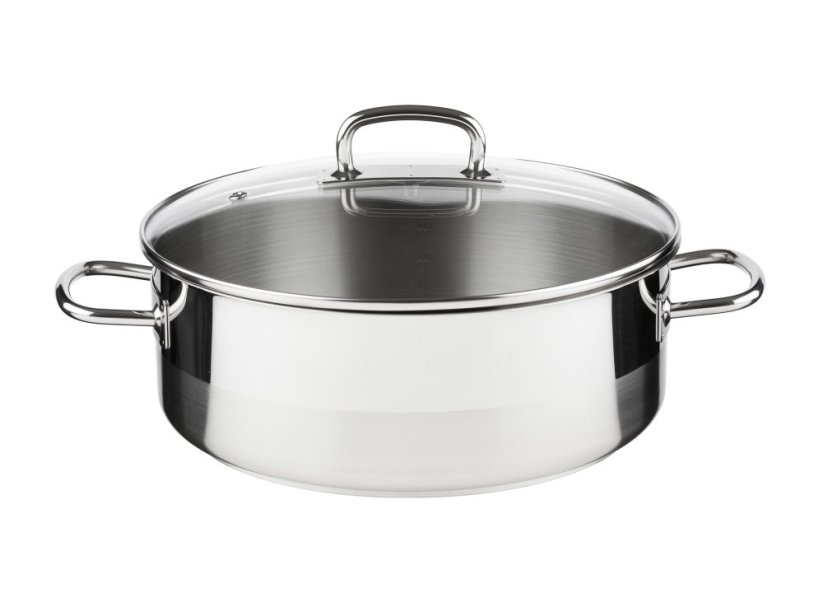 PROFESSIONAL kastról s pokrievkou 26 cm 4,5 l nerez