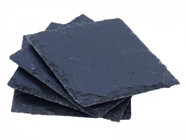 Podložka břidlice čtvercová 4 ks 10 cm Podložka břidlice čtvercová 4 ks 10 cm