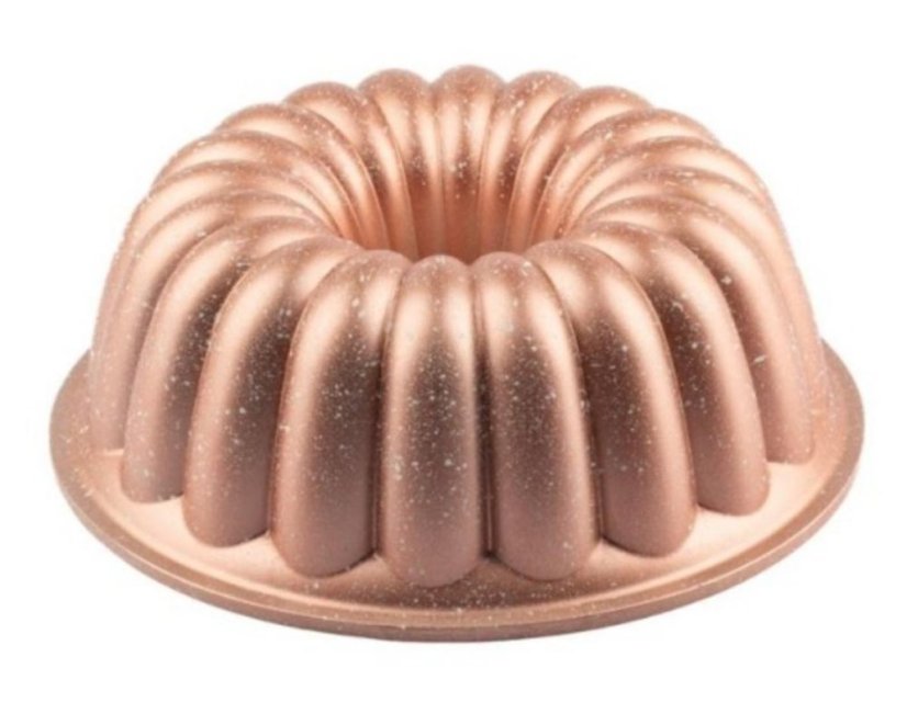 Forma na bábovku 25 cm litý hliník růžová