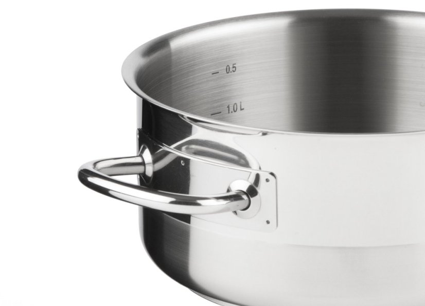 PROFESSIONAL kastrol s poklicí 18 cm 2,0 lt nerez