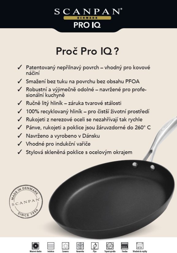 ProIQ hrnec 20 cm 3,2 lt s víkem