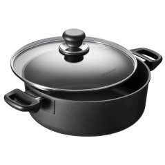 Nízky hrniec 26cm 4lt s pokrievkou CLASSIC INDUCTION
