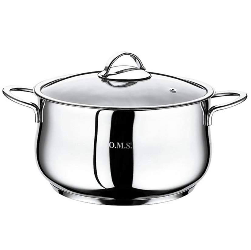 Nerezový hrnec + poklice 22 cm 4,3 lt TEO