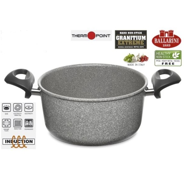Hrnec 20 cm CORTINA GRANITIUM ECO