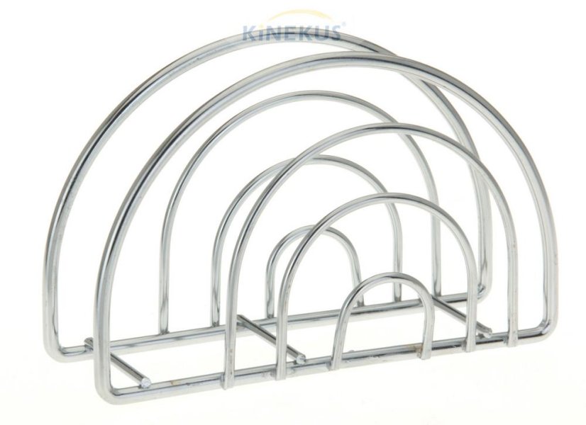 Držák na ubrousky - oblouk, chromovaný