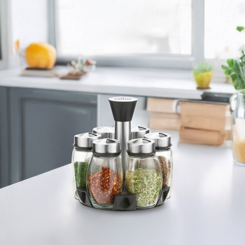 Sada koreničiek v otočnom stojane 6ks