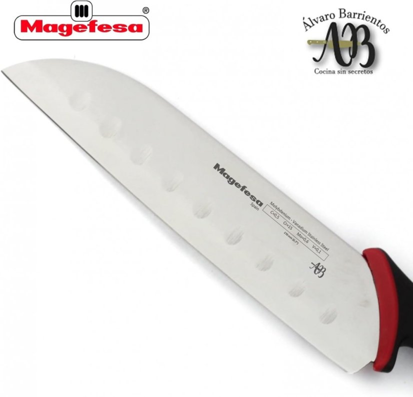 MAGEFESA  kuchyňský nůž Santoku 17 cm