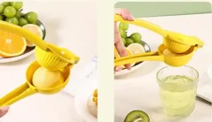 Lis na citrusy kovový žlutý
