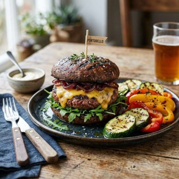 FIT Portobello Burger s grilovanou zeleninou