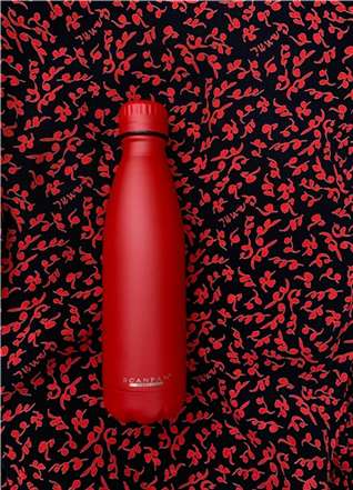 Termo láhev 500 ml nerezová, červená TO GO