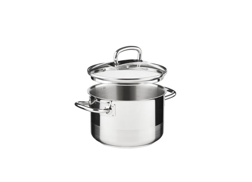PROFESSIONAL hrniec s pokrievkou 15 cm 1,5 l nerez