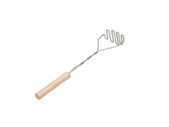 Šťouchadlo na brambory s dřevěnou rukojetí velké