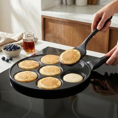 Pánev na 7 lívanců 26 cm BLACK LINE