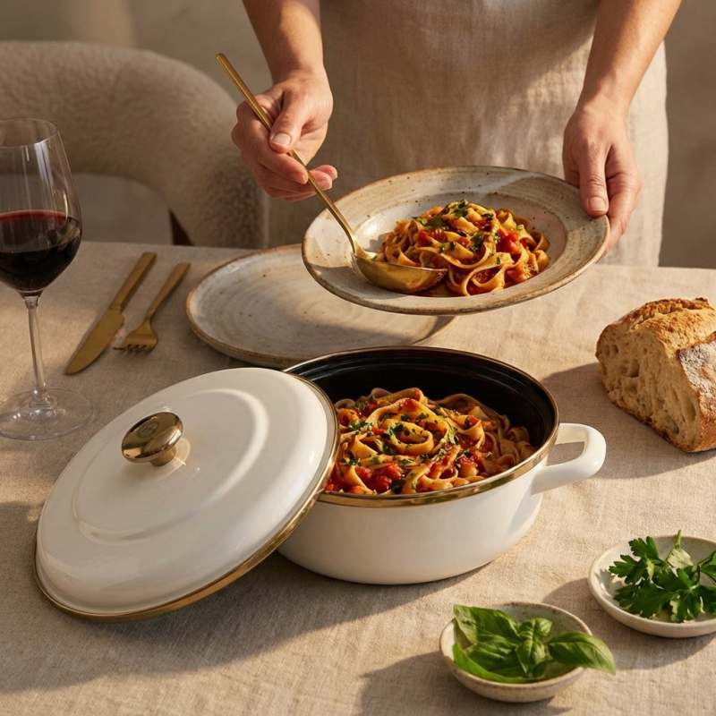 Kastrol s poklicí 24 cm 3,9 lt MAXIMUS