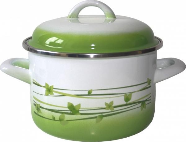 Hrnec s poklicí tráva 14 cm 1,5 lt