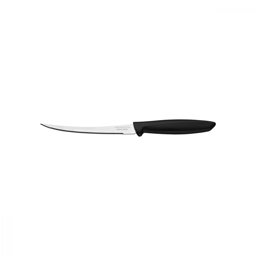 Plenus kuchyňský nůž na rajčata 12,5 cm černá - TRAMONTINA