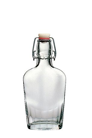 FIASCHETTA láhev plochá 0,25 lt s patentním uzávěrem - BORMIOLI ROCCO